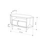 Hanah Home Viva Soporte para TV Blanco